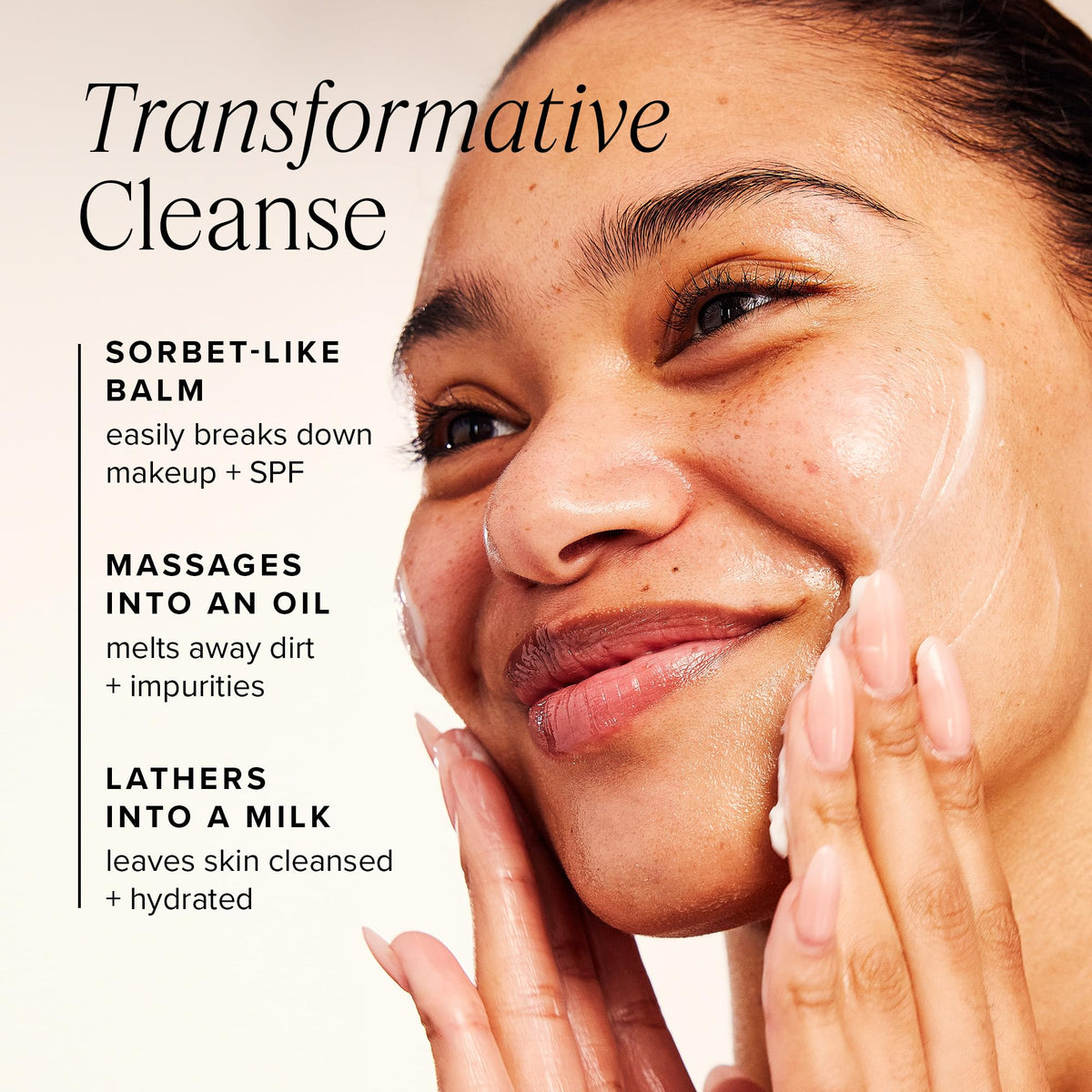 Farmacy Green Clean Makeup Remover Balm with ingredients