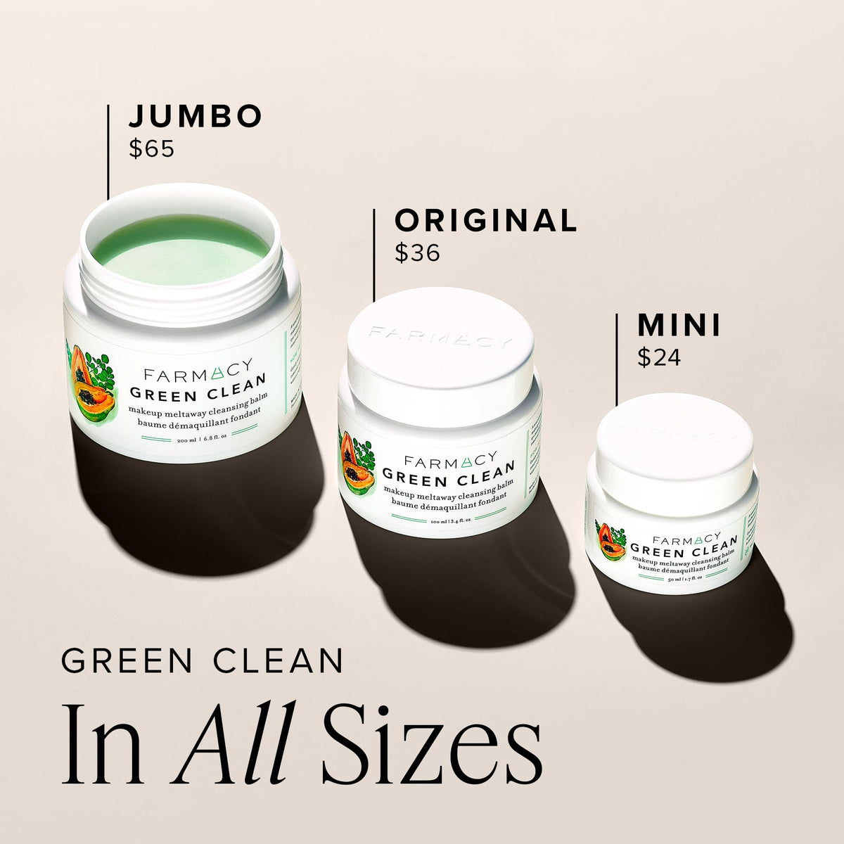 Farmacy Green Clean Makeup Remover Balm with super greens