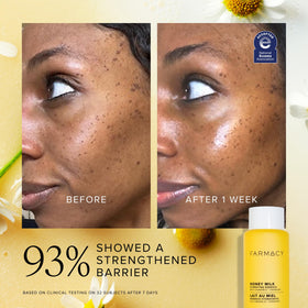 Farmacy Honey Milk Face Essence 50ml texture close-up
