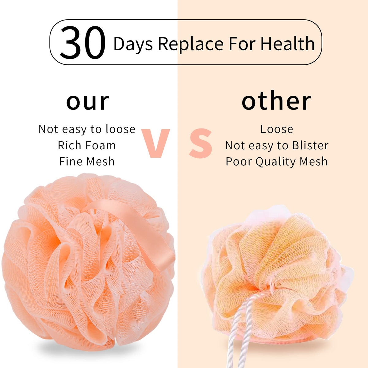 Farmoga Bath Loofah Sponge packaging display