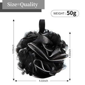 Farmoga Bath Loofah Sponge showing hanging ribbon for storage