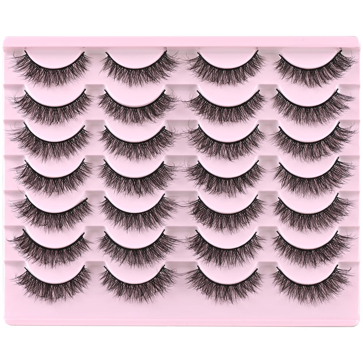 FARRED Natural Lashes arranged neatly in their pack