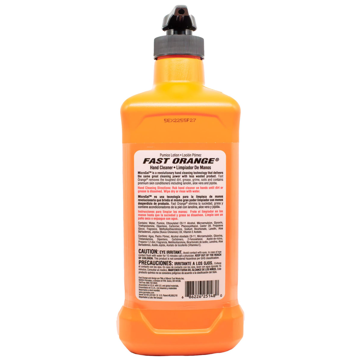 Fast Orange Pumice Lotion Hand Cleaner 48 Oz packaging