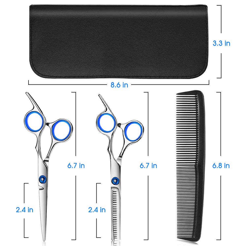 FATHABY hair scissors set displayed on a table