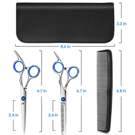 FATHABY hair scissors set displayed on a table