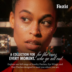Fazit Glitter Freckle Makeup Patches showing individual patches