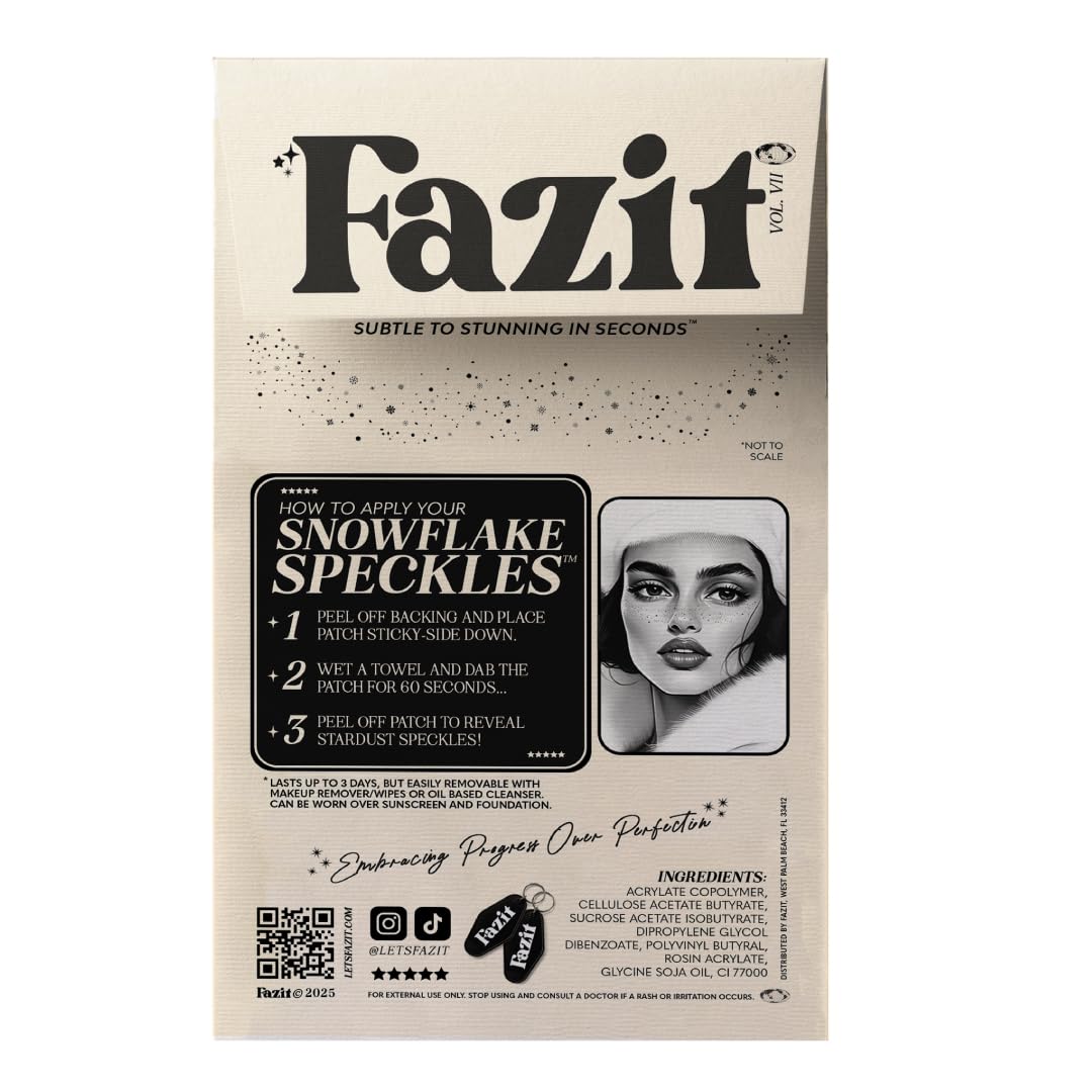 Fazit Glitter Makeup Patches packaging