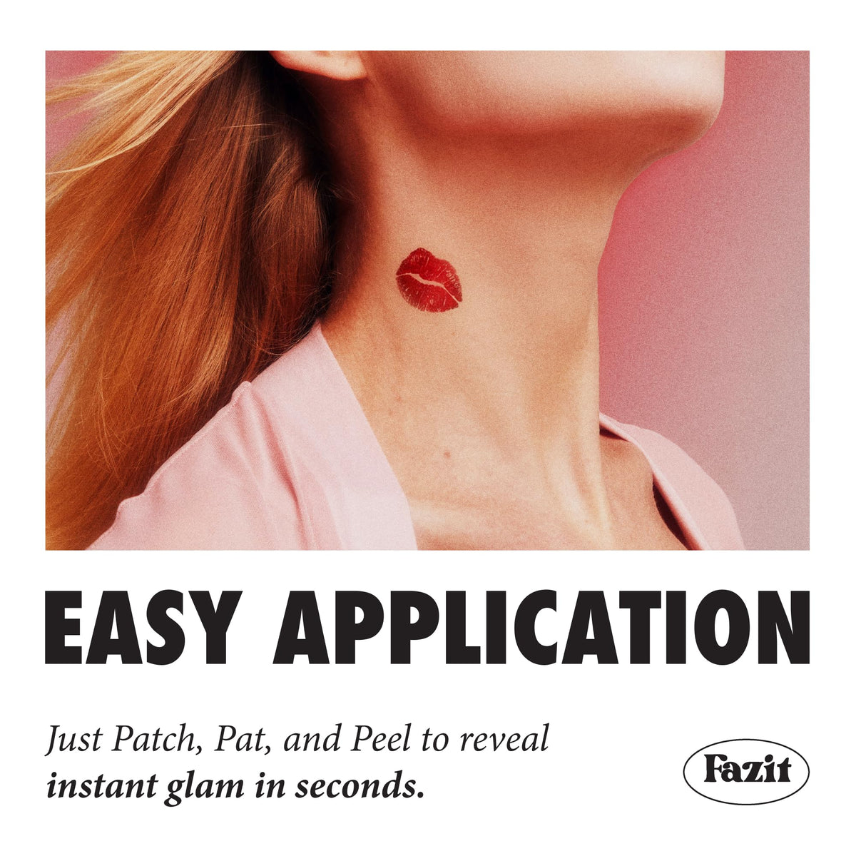 Fazit Love Bite Makeup Patches packaging showing product details