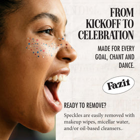 Fazit Speckles Face Stickers close-up of glitter details