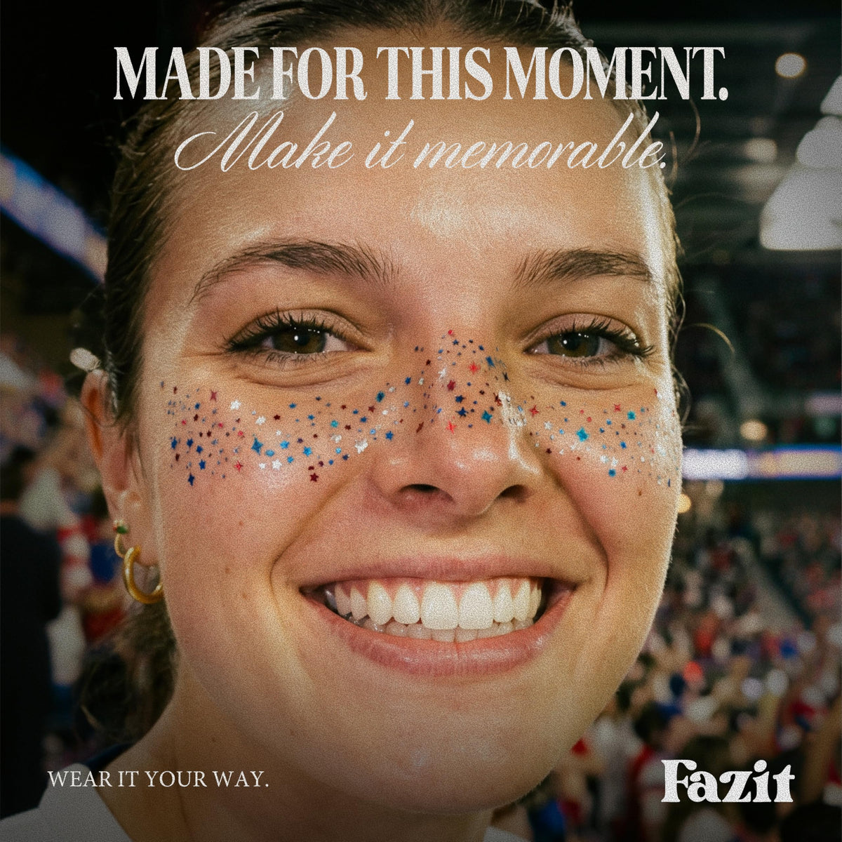 Fazit Speckles Face Stickers removal with micellar water