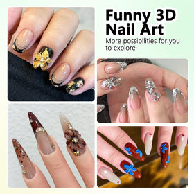 Fcozpjk 3D nail art design example