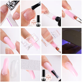 Fcozpjk complete nail art kit displayed on a table
