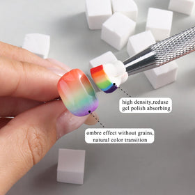 Fcozpjk Nail Art Sponge Brushes Set packaging