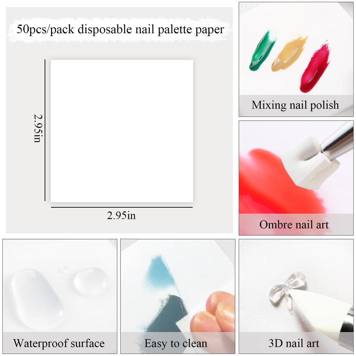 Fcozpjk nail art tools set display