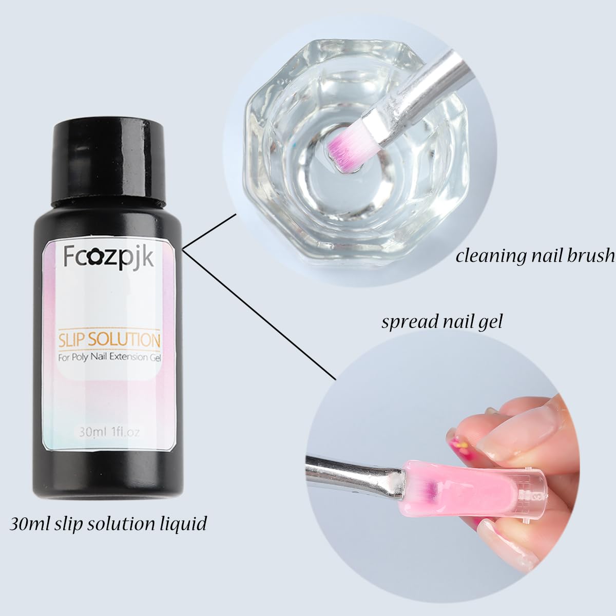 Fcozpjk nail brush pen for application
