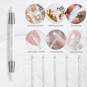 Fcozpjk nail gel kit components laid out