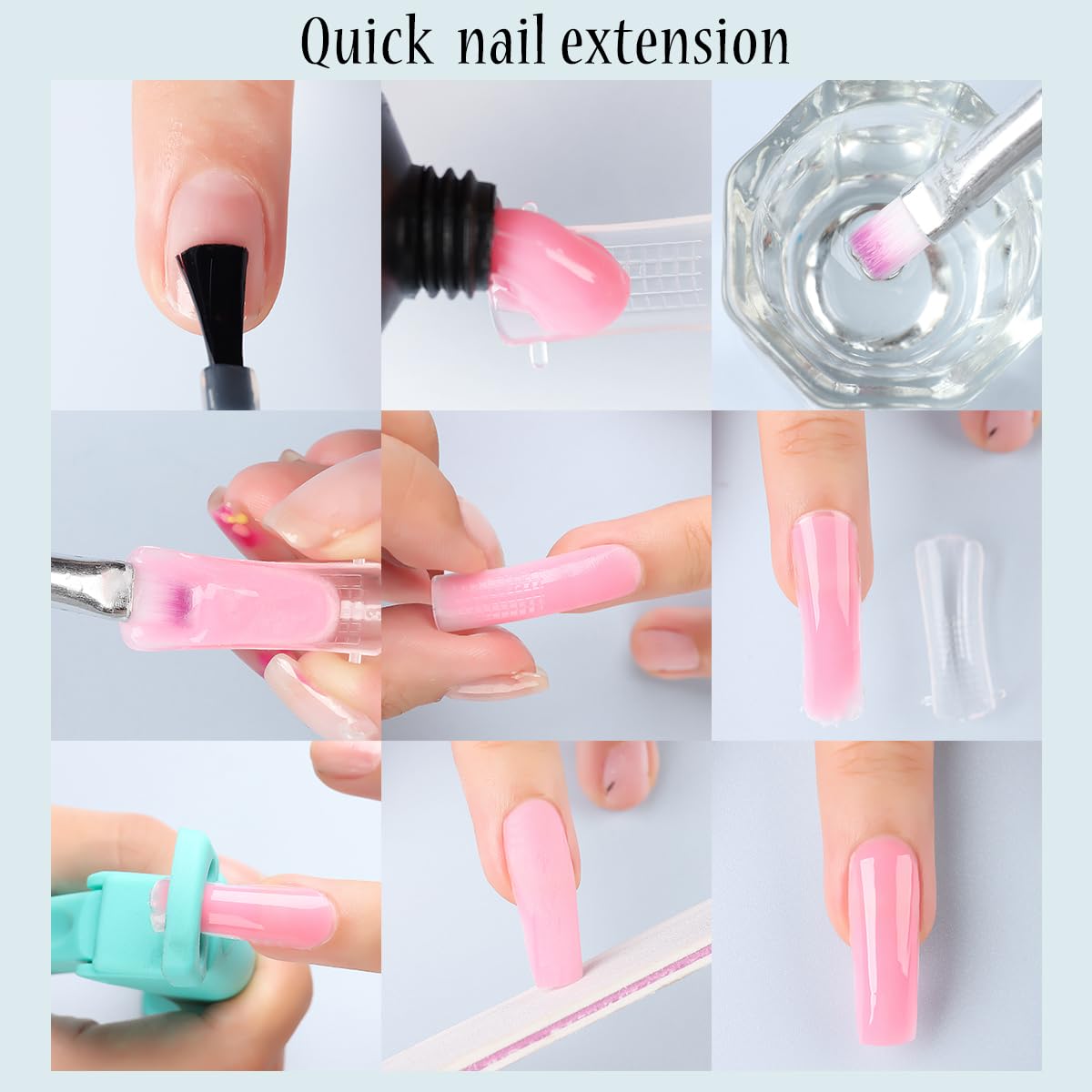 Fcozpjk Poly Nail Gel Kit packaging details