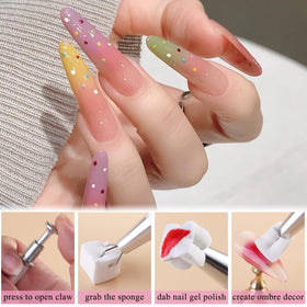 Fcozpjk sponge grabber pen with mini sponge