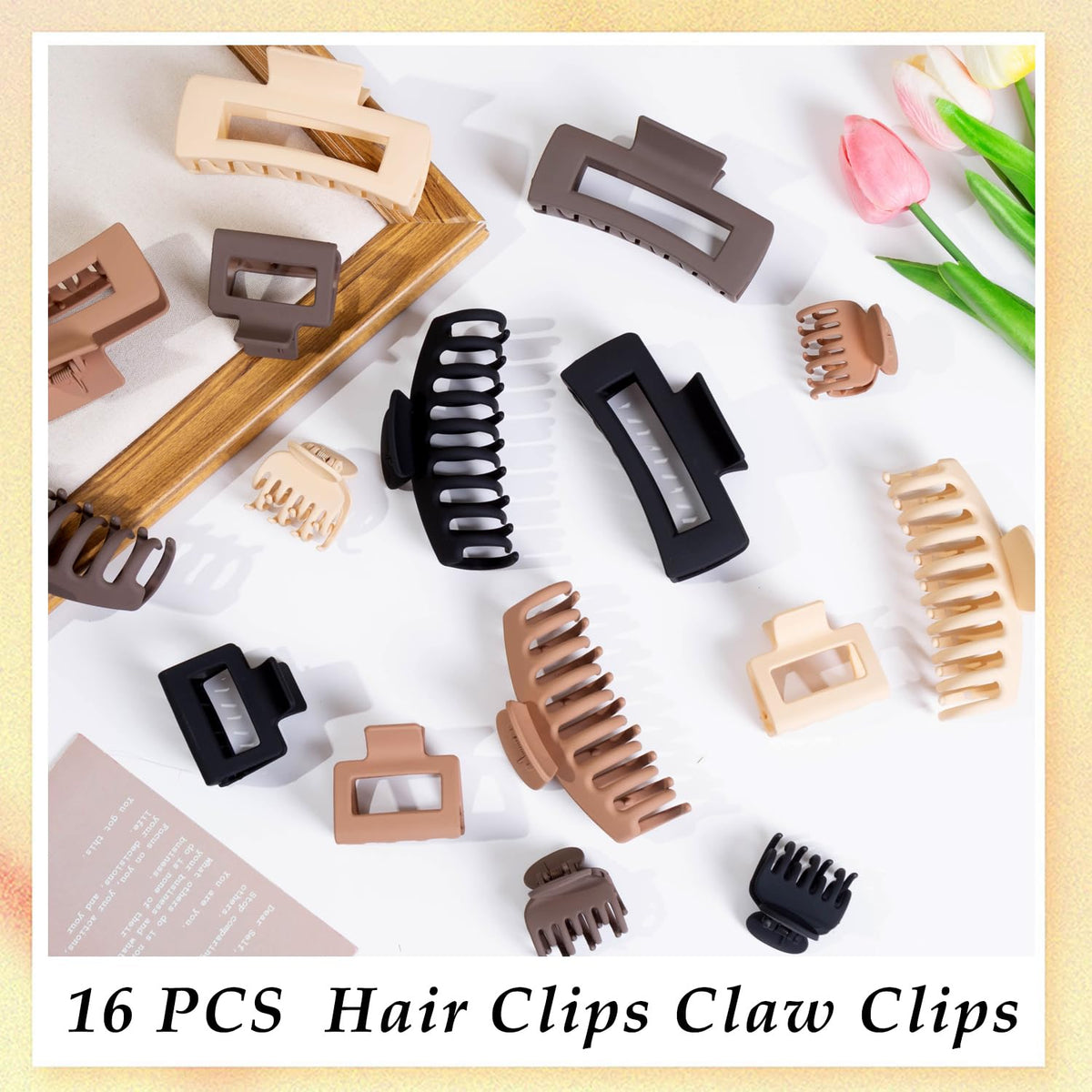 FDBJulyy hair clips displayed in different styles