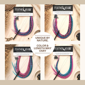 Feather Headz 21 pack of hair extensions in stylish packaging