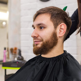 FEBSNOW Hair Cutting Cape side view