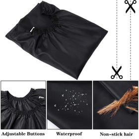 FEBSNOW Hair Cutting Cape with soft neck duster brush