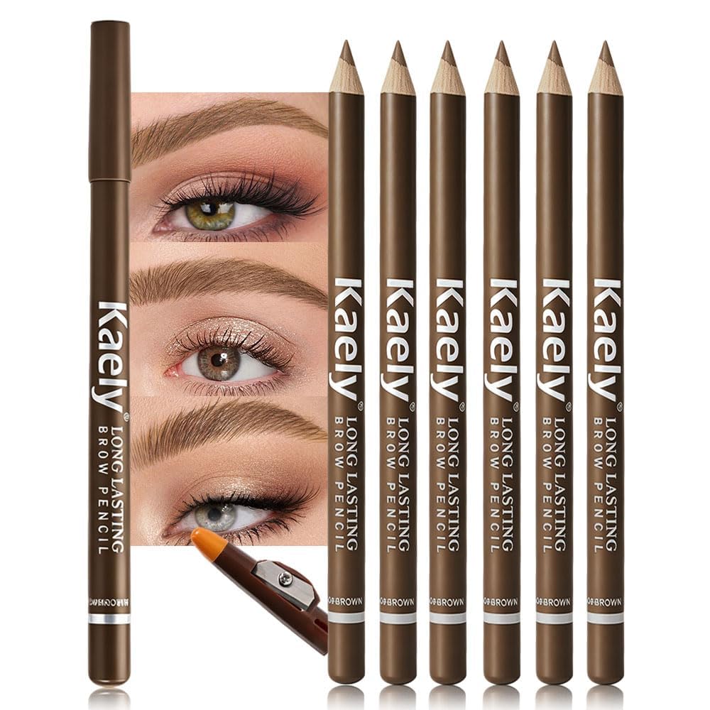 FeiCuiYun 6Pcs Eyebrow Pencils set front view