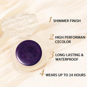 FeiCuiYun Dark Purple Eyeshadow Palette in packaging
