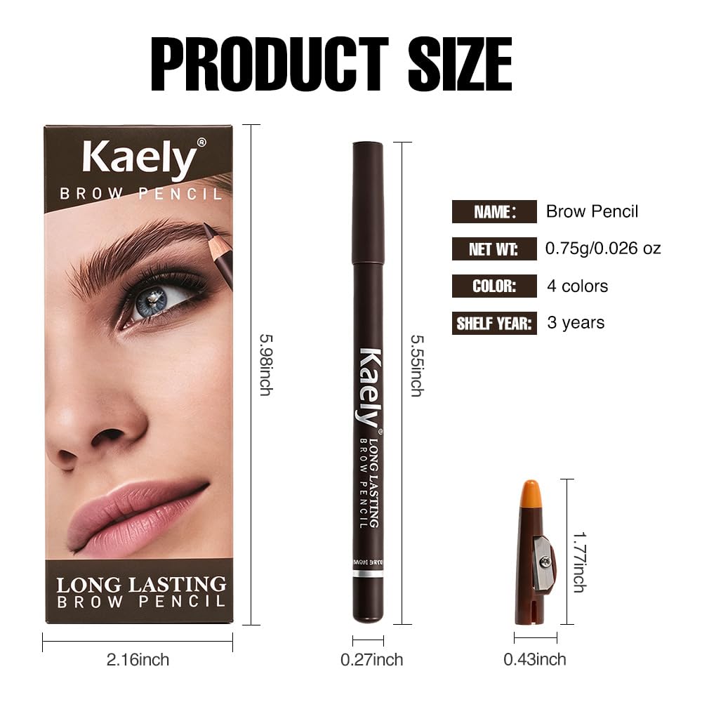 FeiCuiYun eyebrow pencil swatches on skin