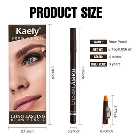 FeiCuiYun eyebrow pencil swatches on skin