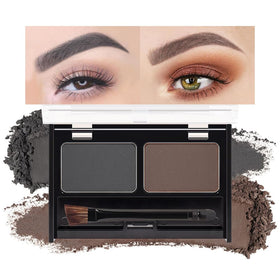 FeiCuiYun Eyebrow Powder Kit front view with dual shades