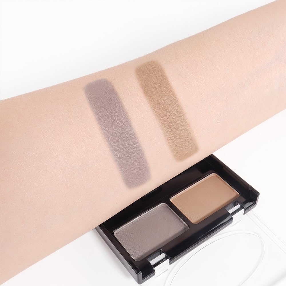 FeiCuiYun Eyebrow Powder Kit lifestyle scene with makeup accessories