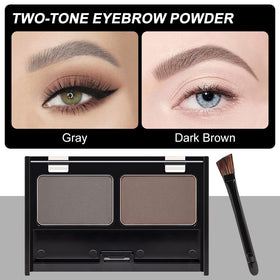 FeiCuiYun Eyebrow Powder Kit with included applicator brush