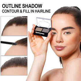 FeiCuiYun Eyebrow Powder Kit with precision applicator brush