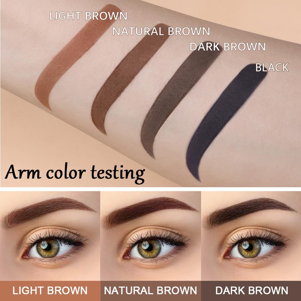 FeiCuiYun Eyebrow Stencil in use on model