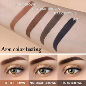 FeiCuiYun Eyebrow Stencil in use on model