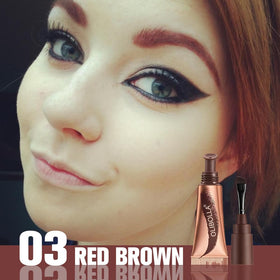 FeiCuiYun Eyebrow Tattoo Tint Gel applicator and tray