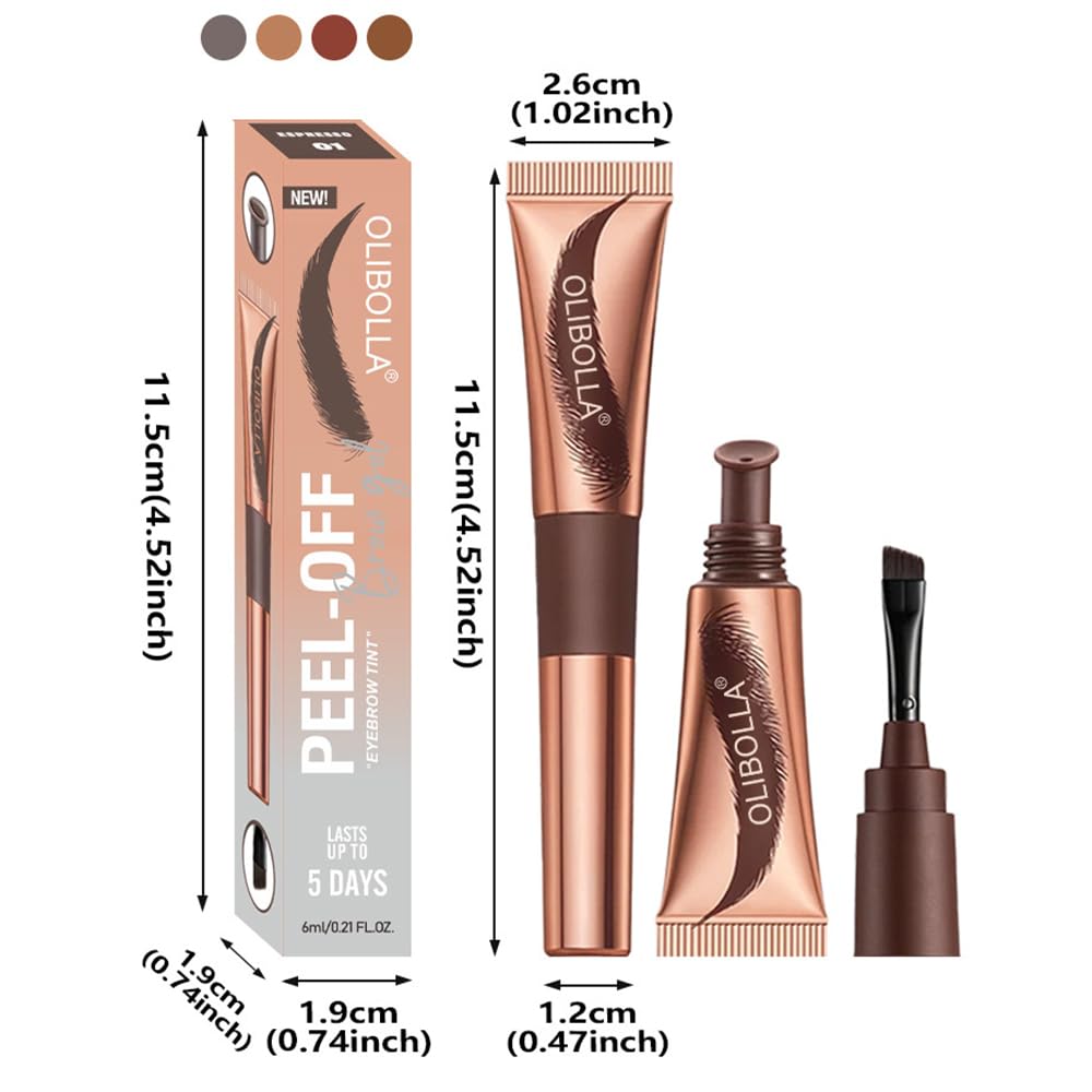 FeiCuiYun Eyebrow Tint Gel in use outdoors