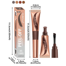 FeiCuiYun Eyebrow Tint Gel in use outdoors