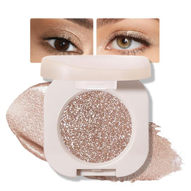 FeiCuiYun Glitter Shimmer Eyeshadow Palette front view with 10 shades