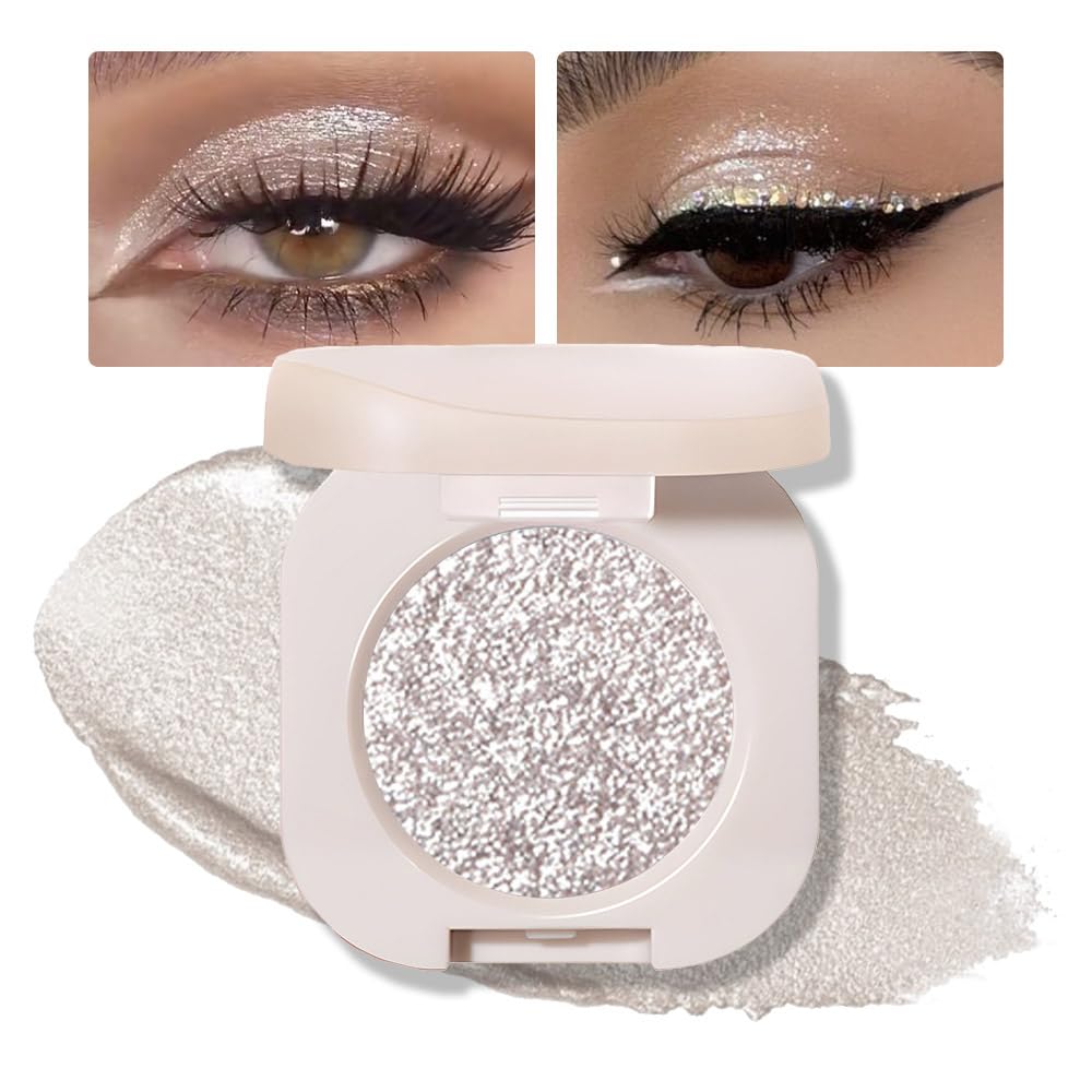 FeiCuiYun Glitter Shimmer Eyeshadow Palette front view with 12 shades