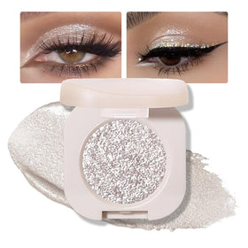FeiCuiYun Glitter Shimmer Eyeshadow Palette front view with 12 shades