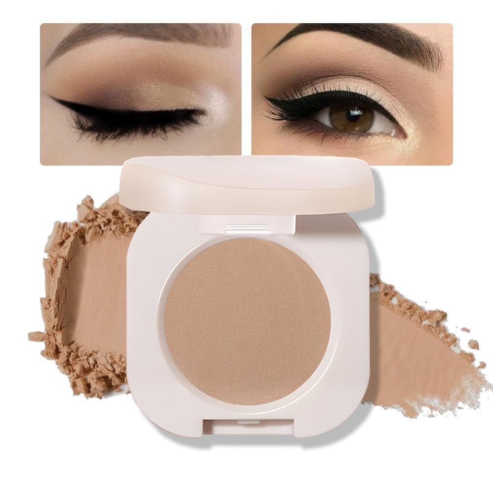 FeiCuiYun Light Brown Matte Eye Shadow Palette front view