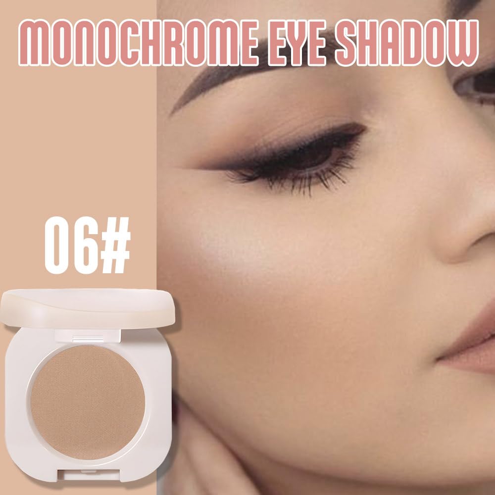 FeiCuiYun Light Brown Matte Eye Shadow Palette showing rich colour options