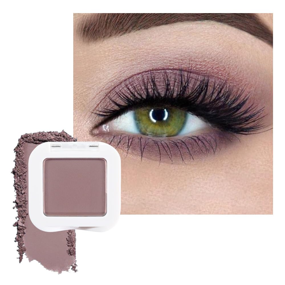 FeiCuiYun Matte Mauve Taupe Eye Shadow Palette front view