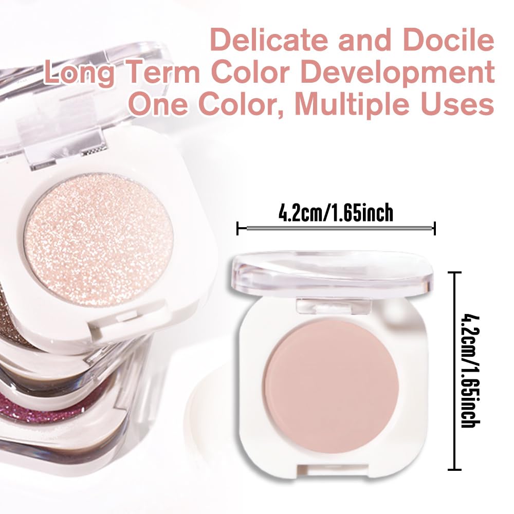 FeiCuiYun Single Matte Eye Shadow Palette compact design for travel