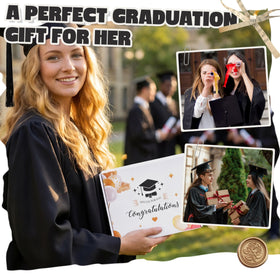 Felt photo frame and hair tie from GREOZORT graduation set