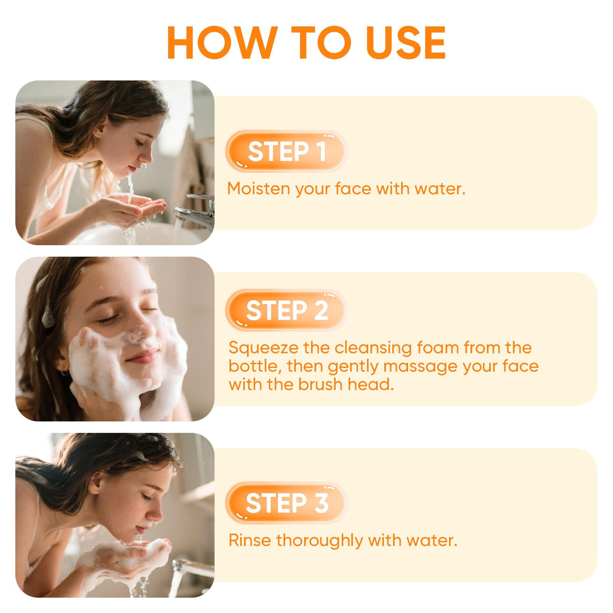 femani Turmeric Face Wash Set lifestyle scene with flowers