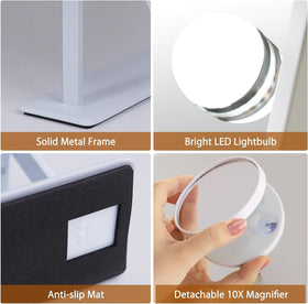 FENCHILIN Vanity Mirror in stylish bedroom setting