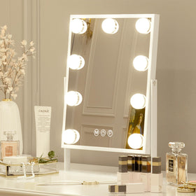 FENCHILIN Vanity Mirror with 10X magnification close-up
